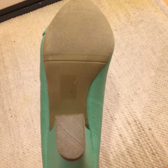 Modcloth mint green peep toe heels - Picture 8 of 8